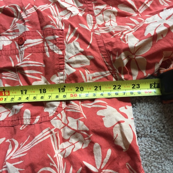 VINTAGE orange men’s Hawaiian shirt - Picture 3 of 6